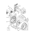 Maytag 7MMEDC300DW0 bulkhead parts diagram