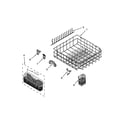 KitchenAid KUDW03CTBL2 lower rack parts diagram