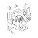 Whirlpool RBS307PVB04 oven parts diagram