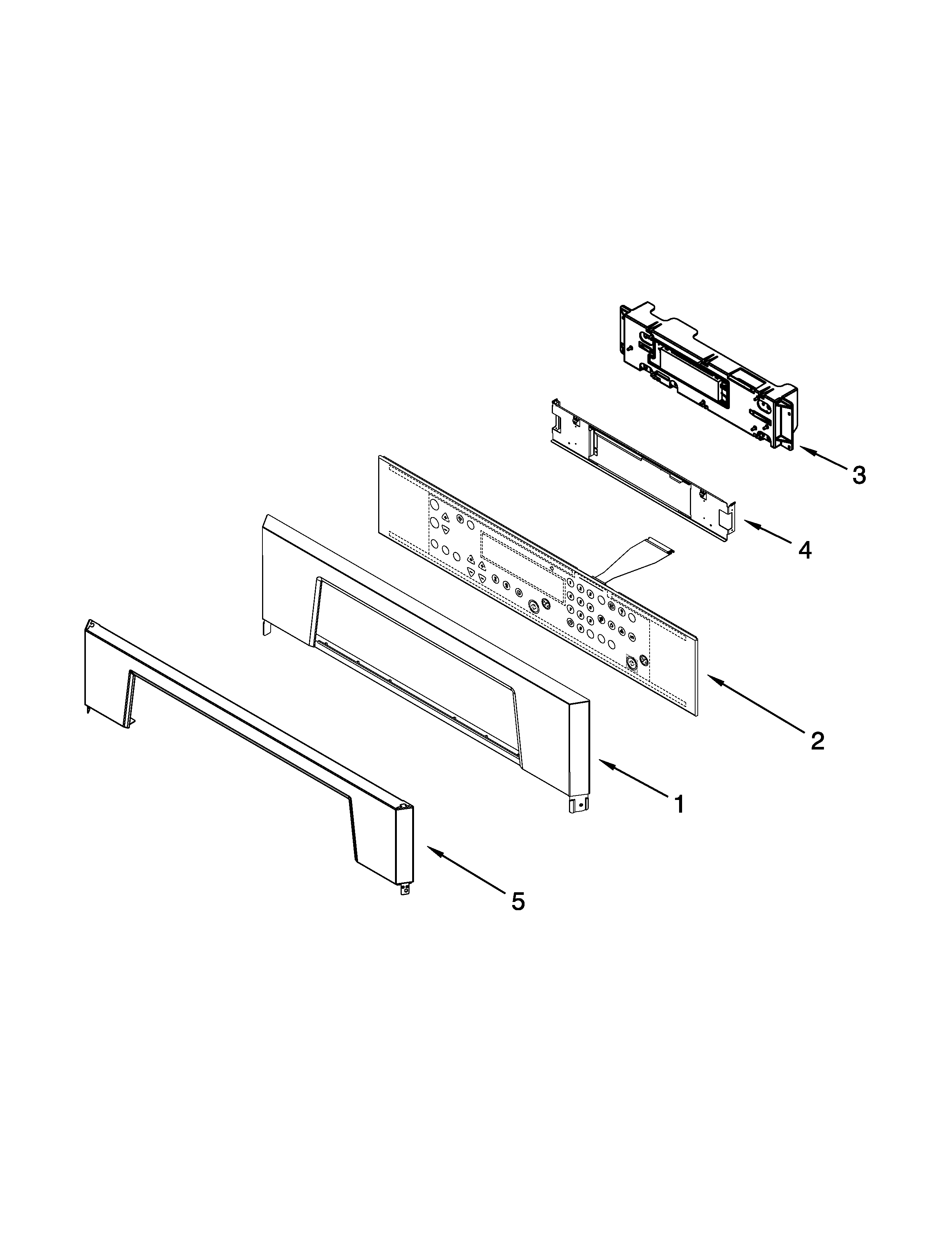Whirlpool RBS307PVB04 control panel parts diagram