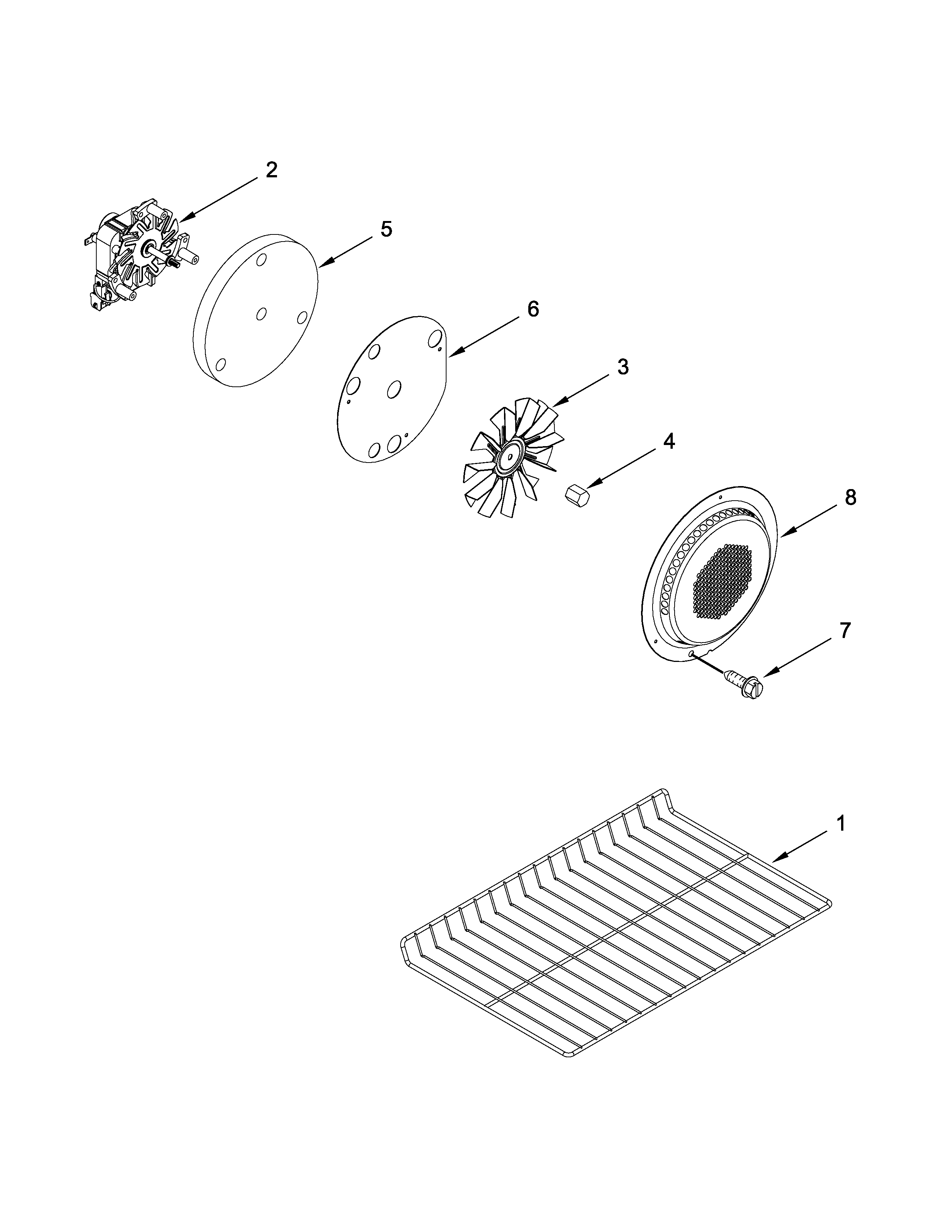 Maytag MGT8720DE00 internal oven parts diagram