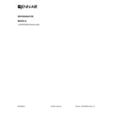 Jenn-Air JUD24FRARS00 cover sheet diagram