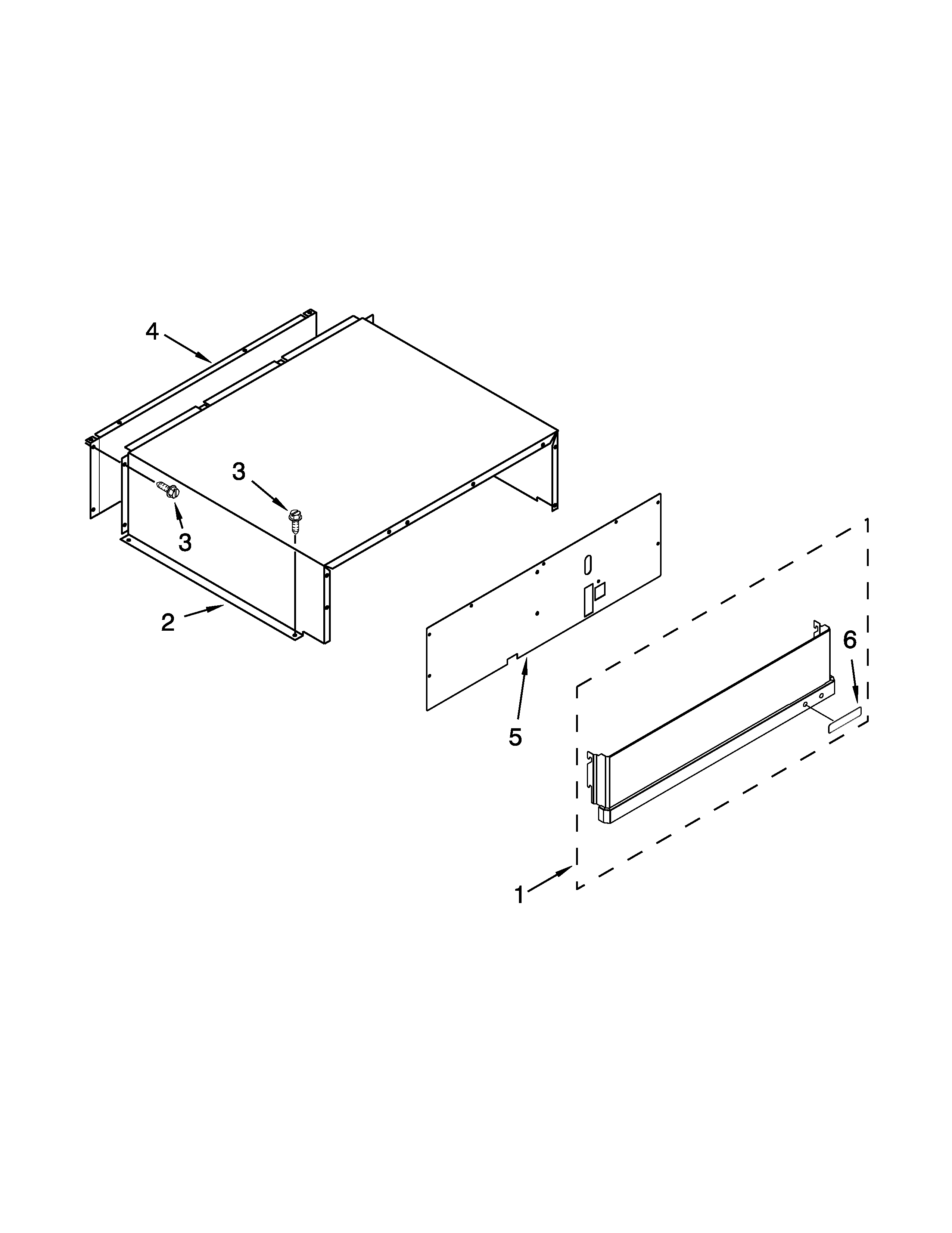 Jenn-Air JS42PPDUDB20 top grille and unit cover parts diagram