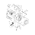 Maytag MHW4300DC0 tub and basket parts diagram