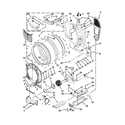 Whirlpool YWED97HEDC0 bulkhead parts diagram