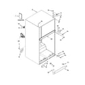 Whirlpool WRT371SZBW01 cabinet parts diagram