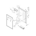 Whirlpool WRT371SZBW01 refrigerator door parts diagram