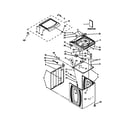 Maytag MVWB725BG0 top and cabinet parts diagram
