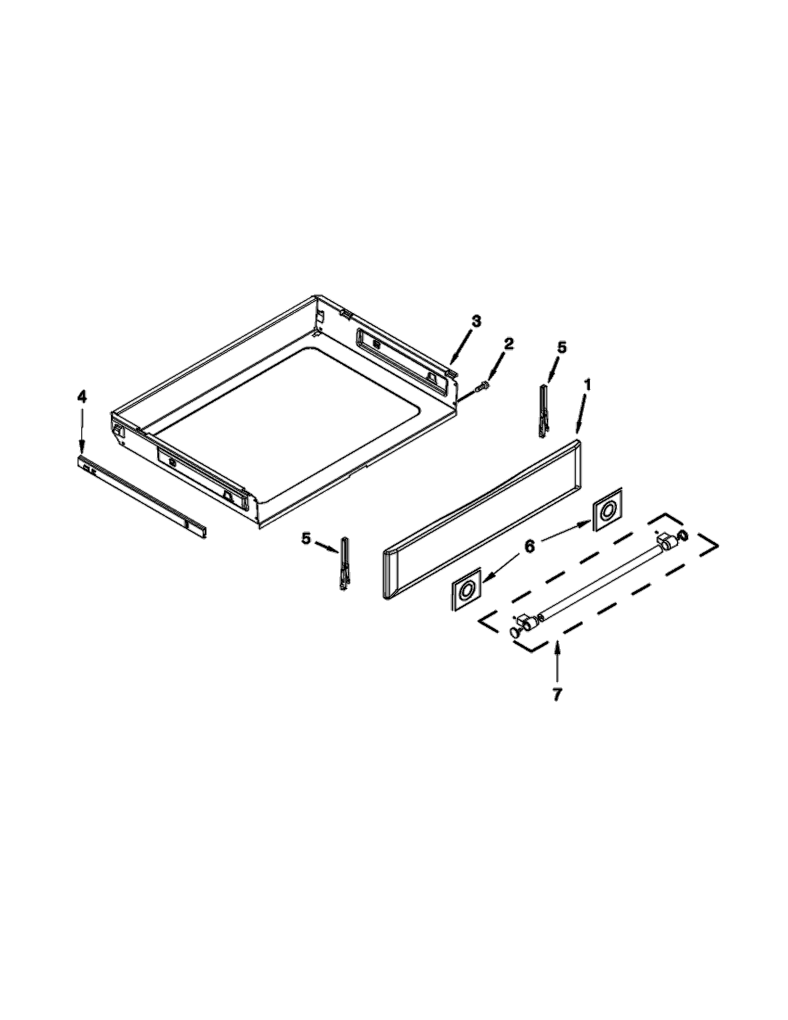 Maytag YMER8800DH1 drawer parts diagram