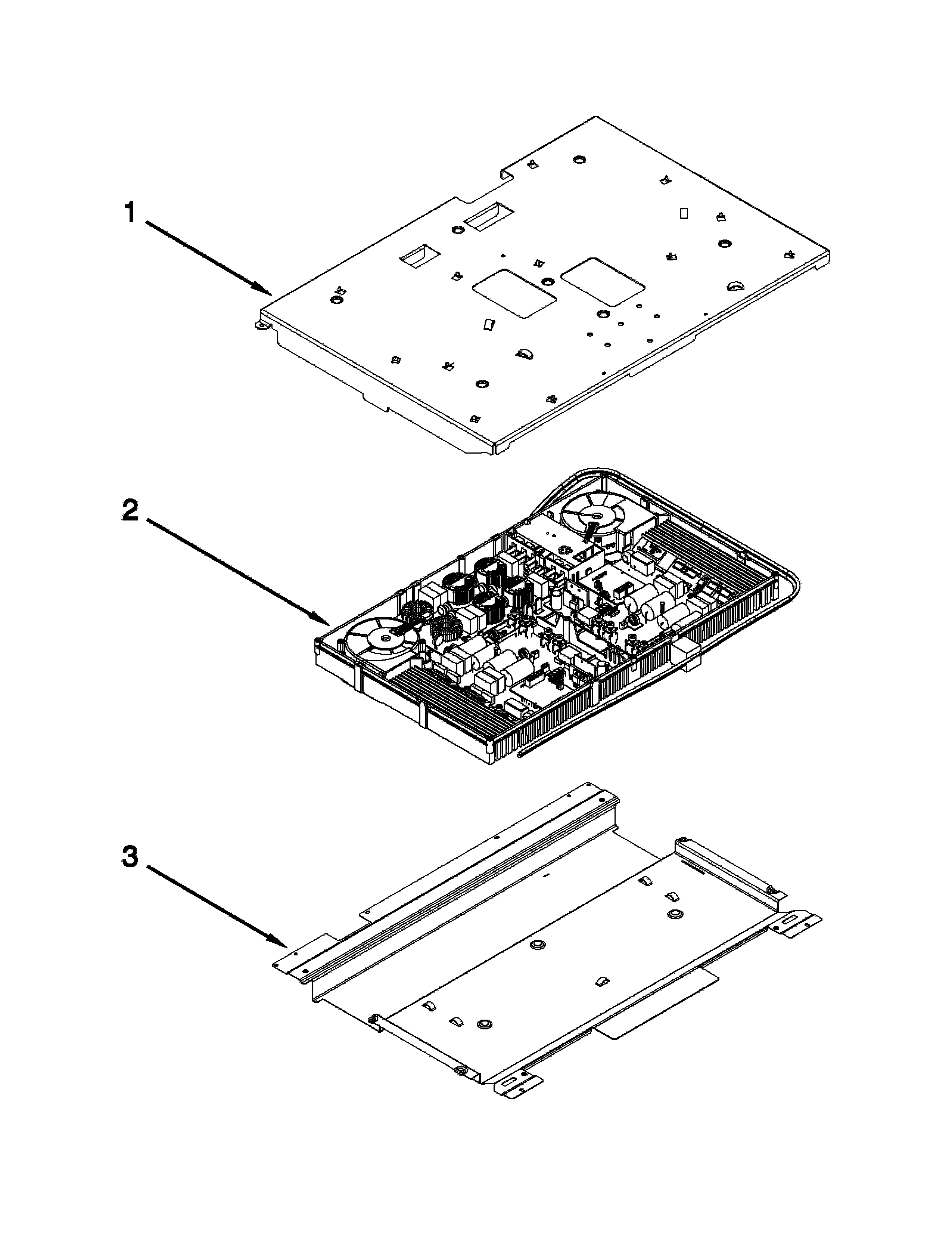 KitchenAid WFI910H0AS1 interior parts diagram