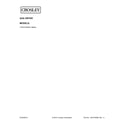 Crosley CGD137SDW1 cover sheet diagram