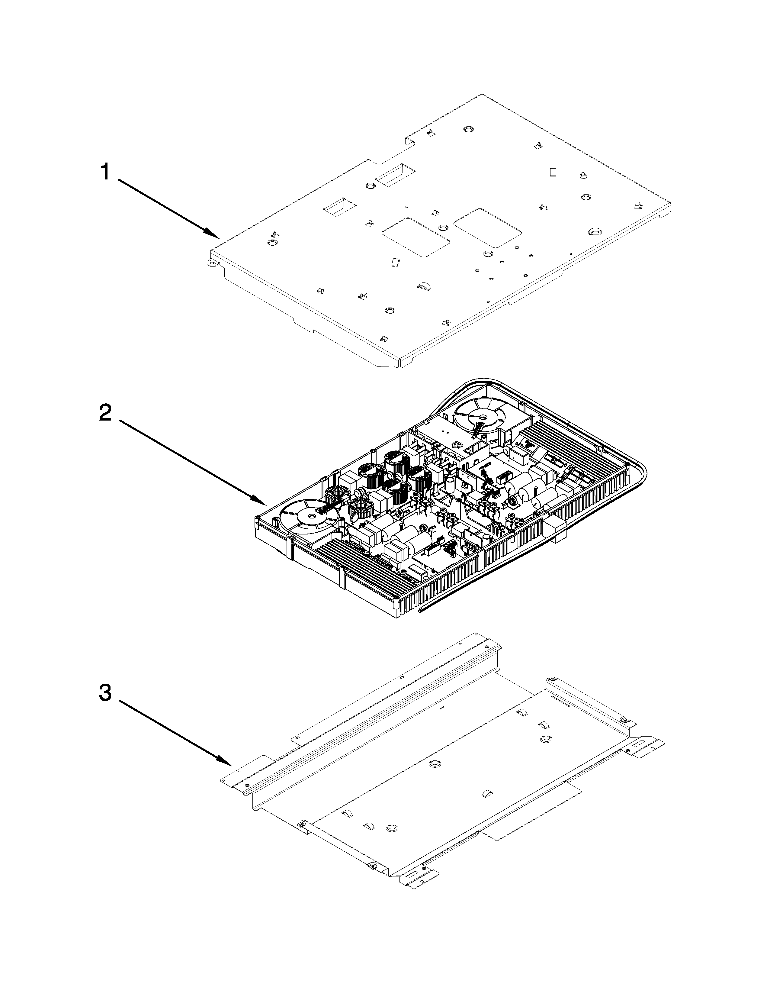 Whirlpool YWFI910H0AS1 interior parts diagram