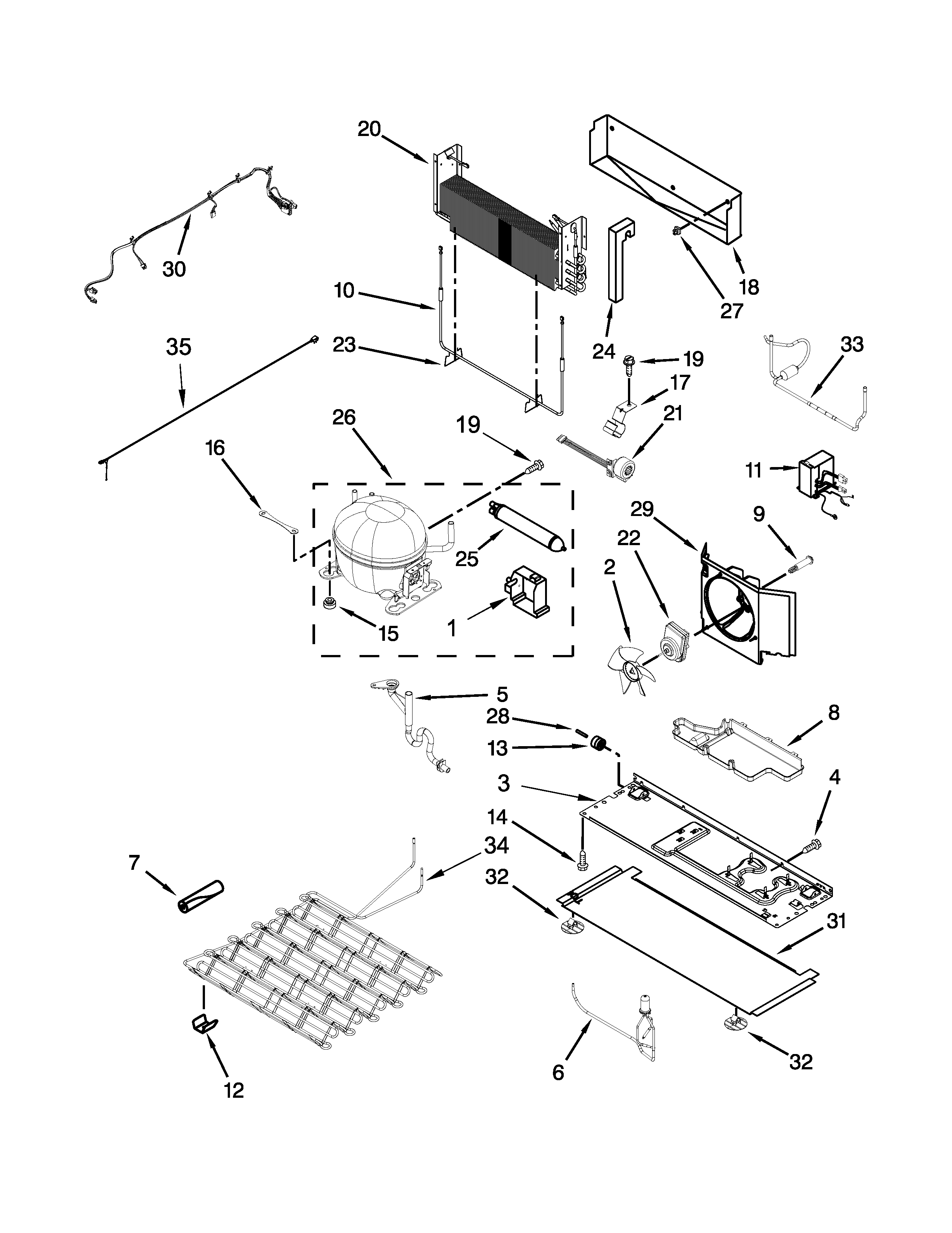 Maytag MFT2976AEB03 unit parts diagram