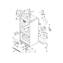 Whirlpool WRF736SDAB12 cabinet parts diagram