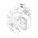 Whirlpool WRF736SDAB12 refrigerator liner parts diagram