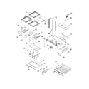 Whirlpool WRF736SDAB12 shelf parts diagram