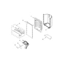 Whirlpool WRF736SDAB12 dispenser front parts diagram