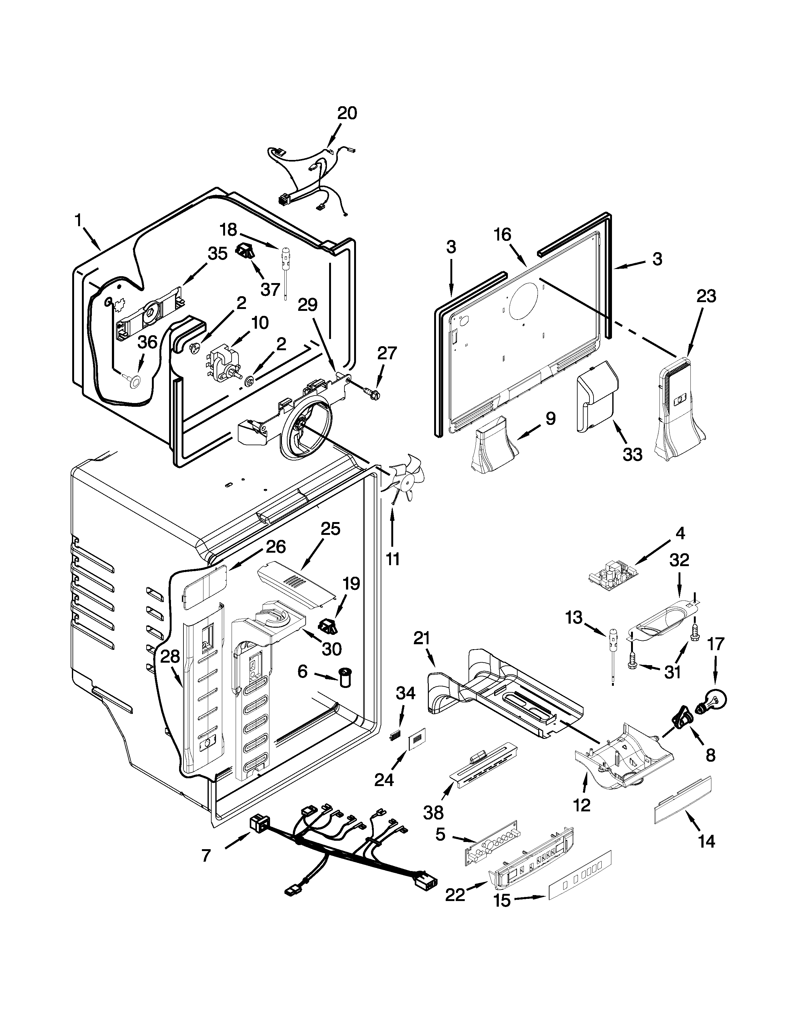 Maytag M9RXDGFYW11 liner parts diagram
