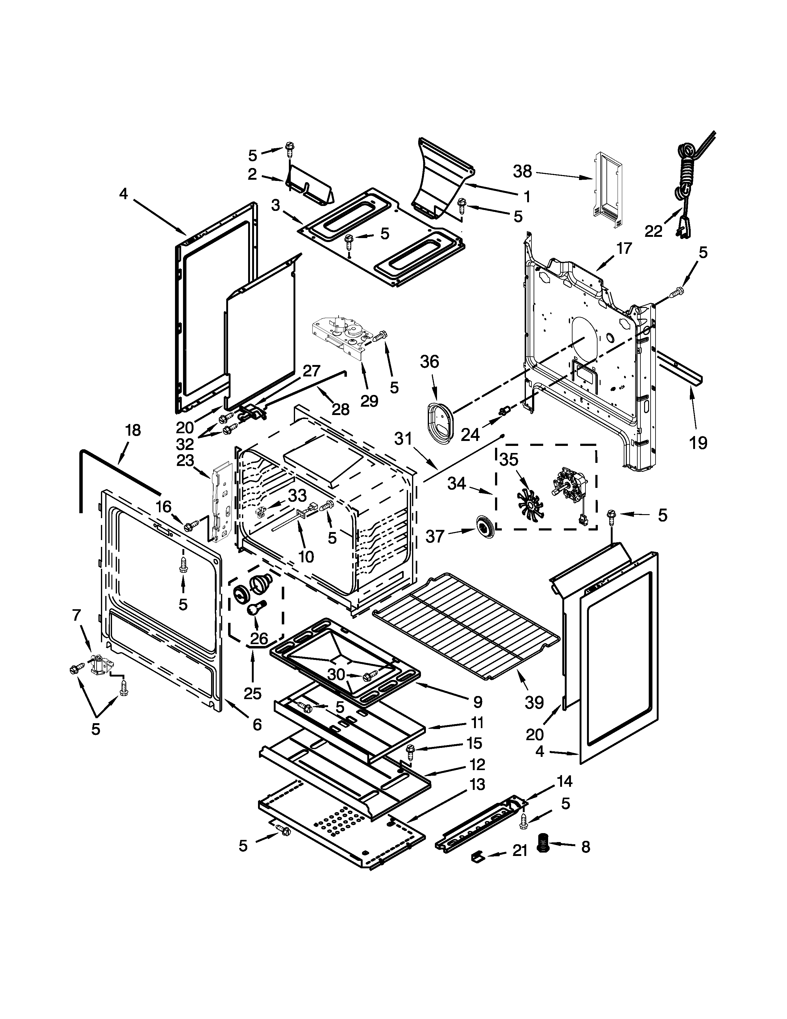 Ikea IGS505DS0 chassis parts diagram