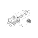 Jenn-Air JDB9600CWX0 lower rack parts diagram
