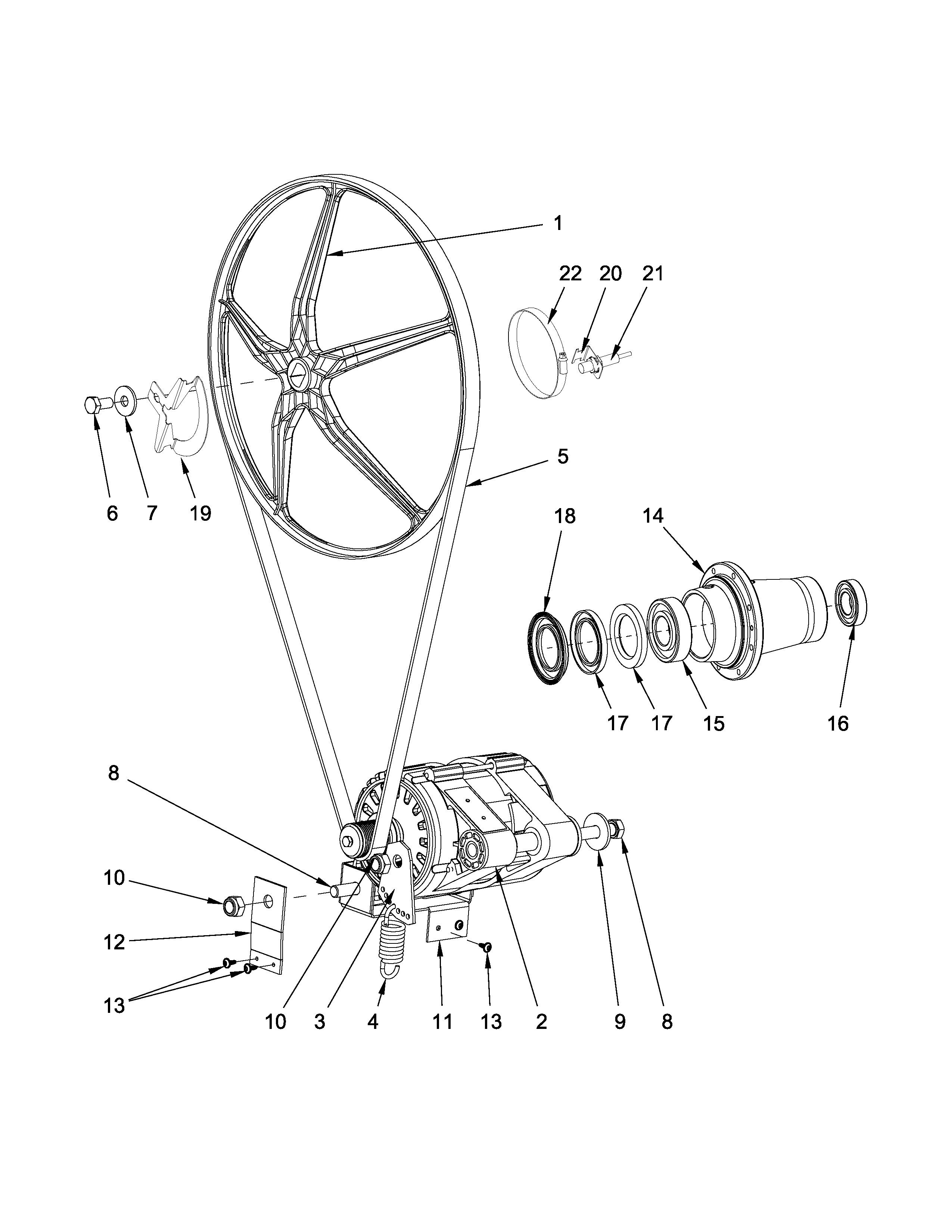 Maytag MXR30PNATS drive parts diagram