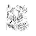 Whirlpool 7MWGD1705YM5 cabinet parts diagram