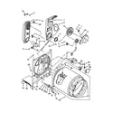 Whirlpool 7MWGD1705YM5 bulkhead parts diagram