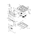 Maytag MES8880DS0 cooktop parts diagram