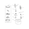 KitchenAid KFP1466QG0 attachment parts diagram