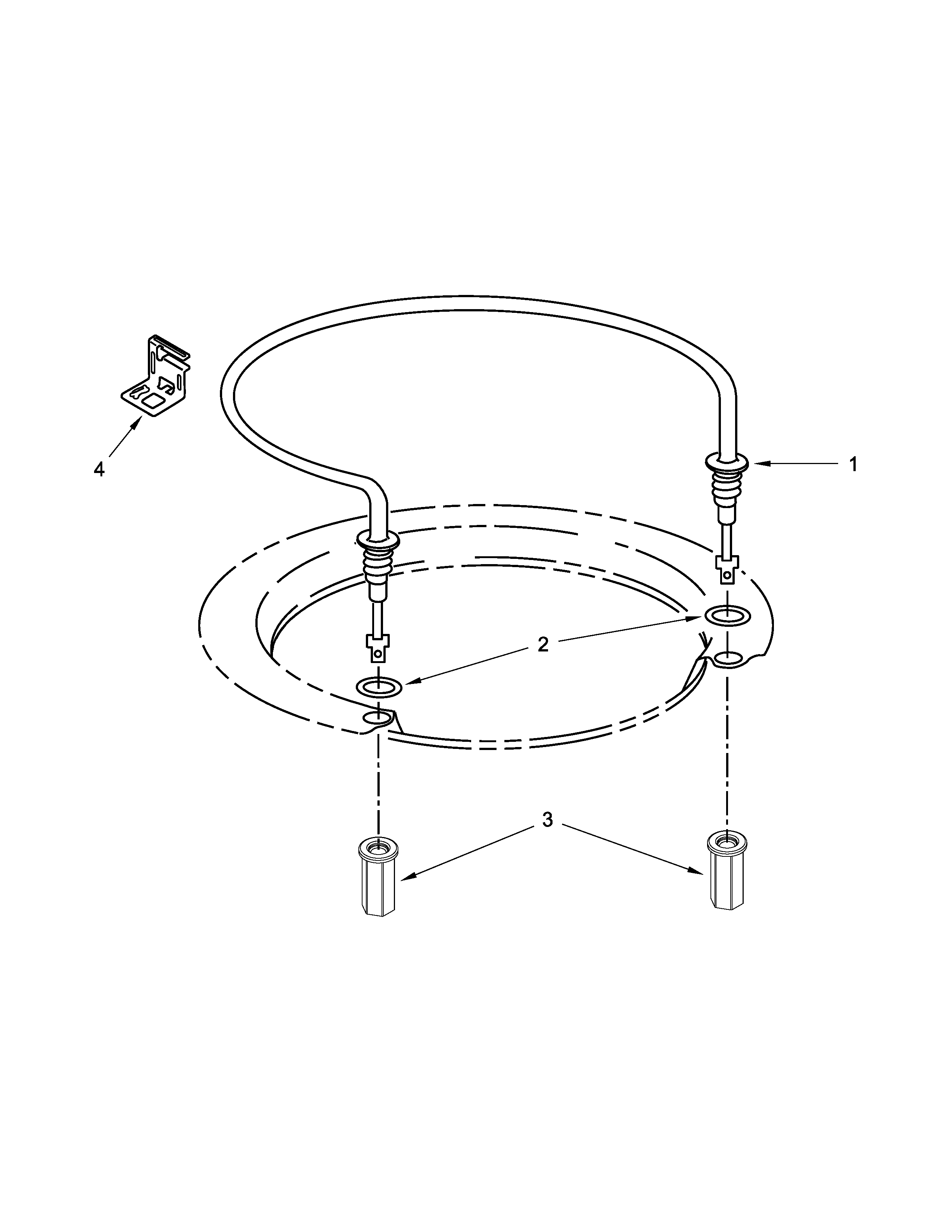 Amana ADB1100AWS5 heater parts diagram