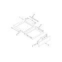 KitchenAid KGRS303BWH2 drawer parts diagram