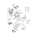 Whirlpool WFG540H0AE2 chassis parts diagram