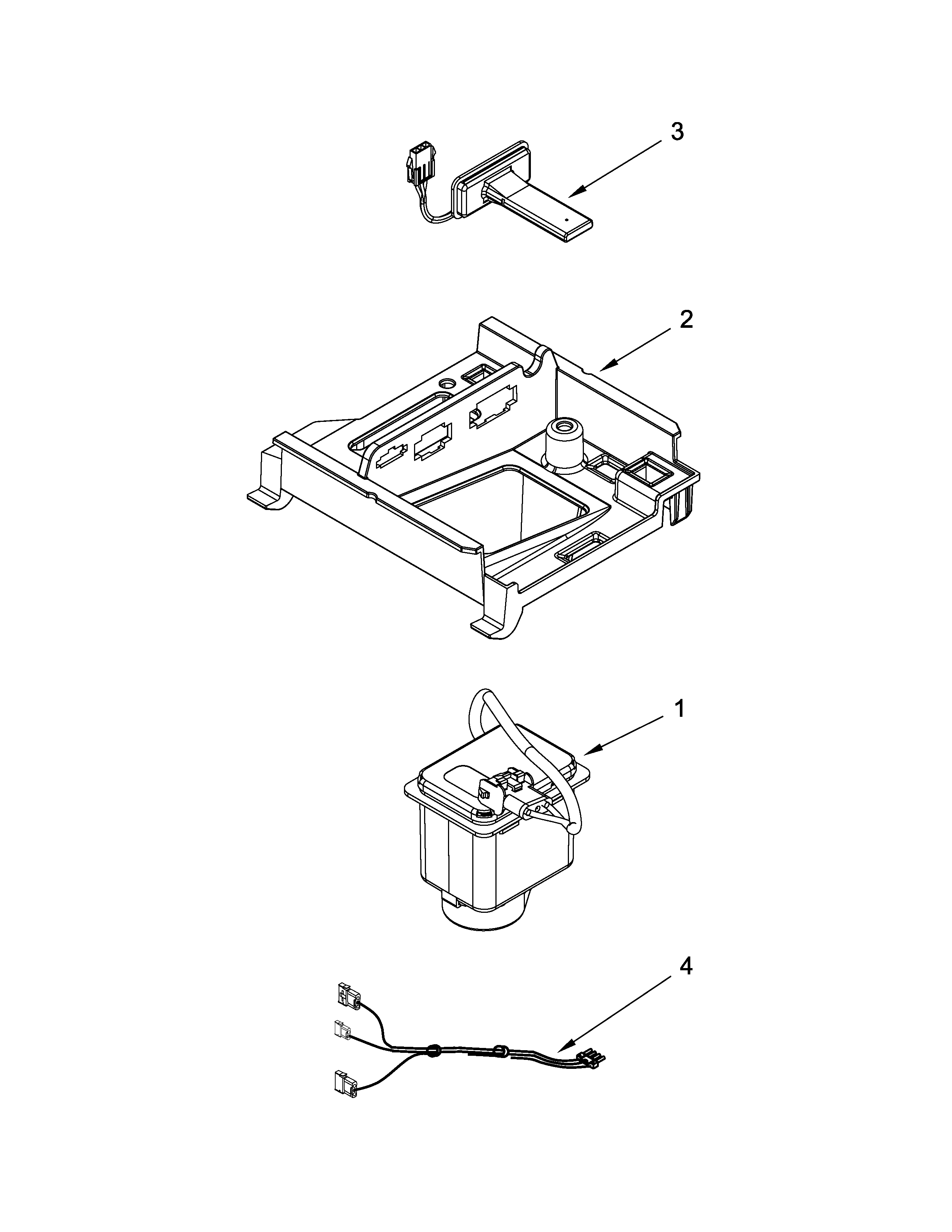 KitchenAid KUIC18NNZS0 pump parts diagram
