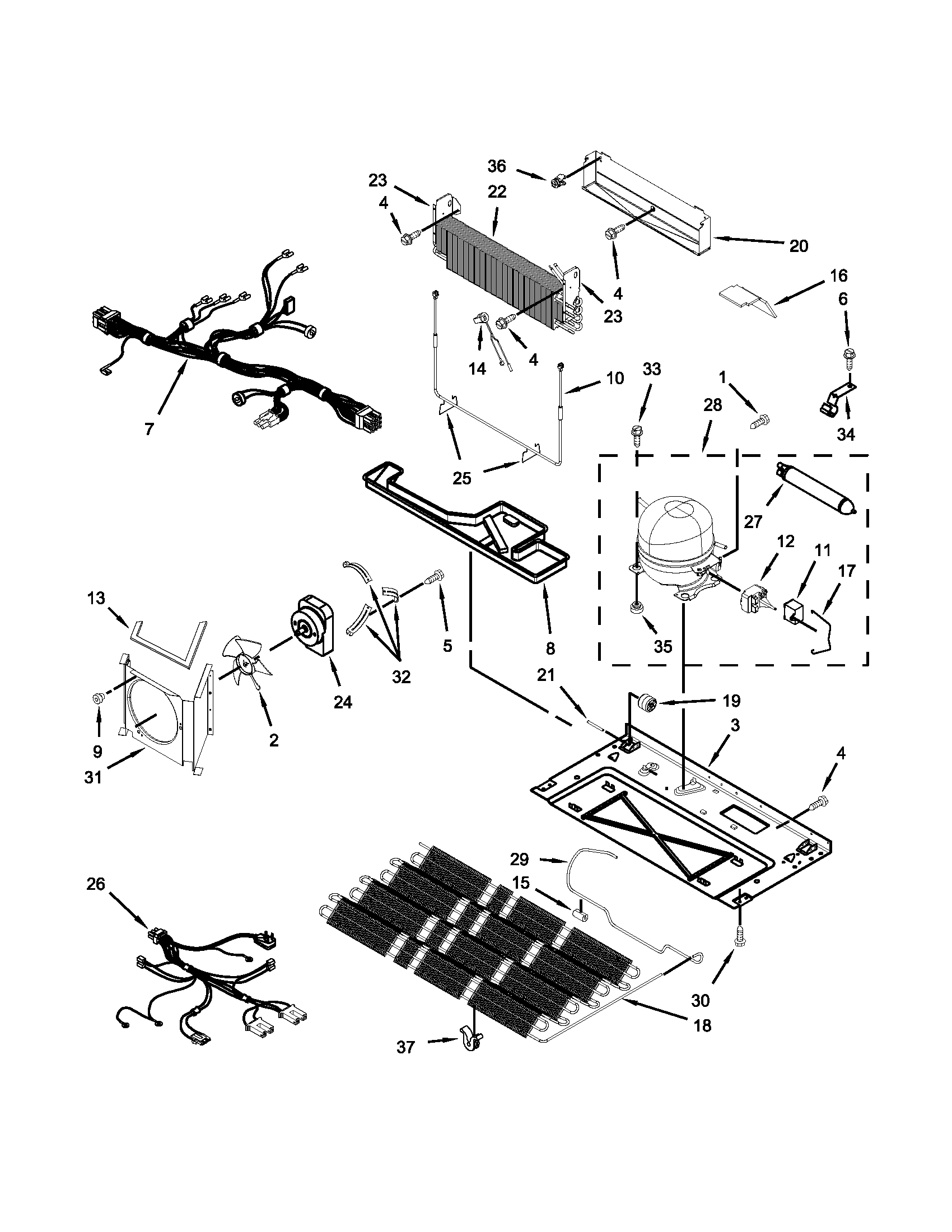 Maytag MFI2269VEM10 unit parts diagram