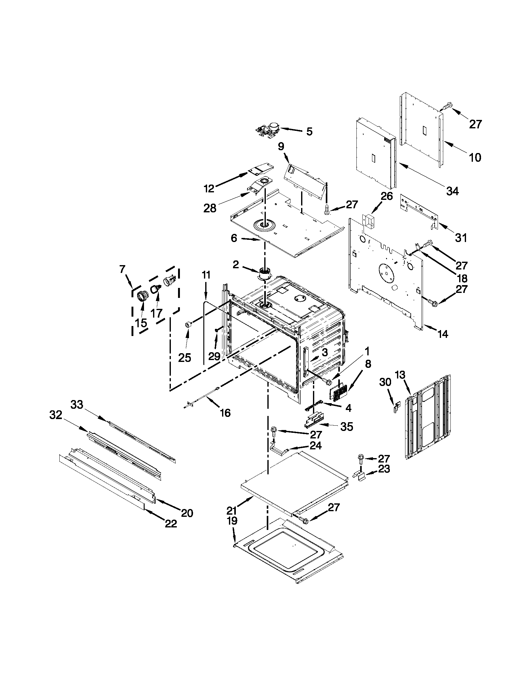 Maytag MEW9630DS01 oven parts diagram