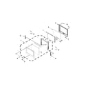 Maytag MEW9630DS01 lower oven door parts diagram
