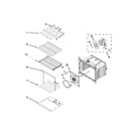 Maytag MEW9630DS01 internal oven parts diagram