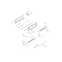 Whirlpool WGG755S0BE03 upper door parts diagram