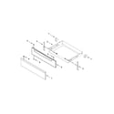 Maytag 4KMER7685EW0 drawer parts diagram