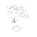Maytag MVWP475EW0 controls and water inlet parts diagram