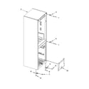 Maytag MBZ1153BES00 cabinet parts diagram