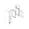 Maytag MBZ1153BES00 refrigerator door parts diagram