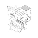 KitchenAid KUDF204ESB00 upper drawer parts diagram