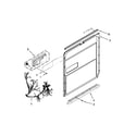 KitchenAid KDTE204EPA0 inner door parts diagram