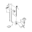 KitchenAid KDTE204EPA0 fill, drain and overfill parts diagram