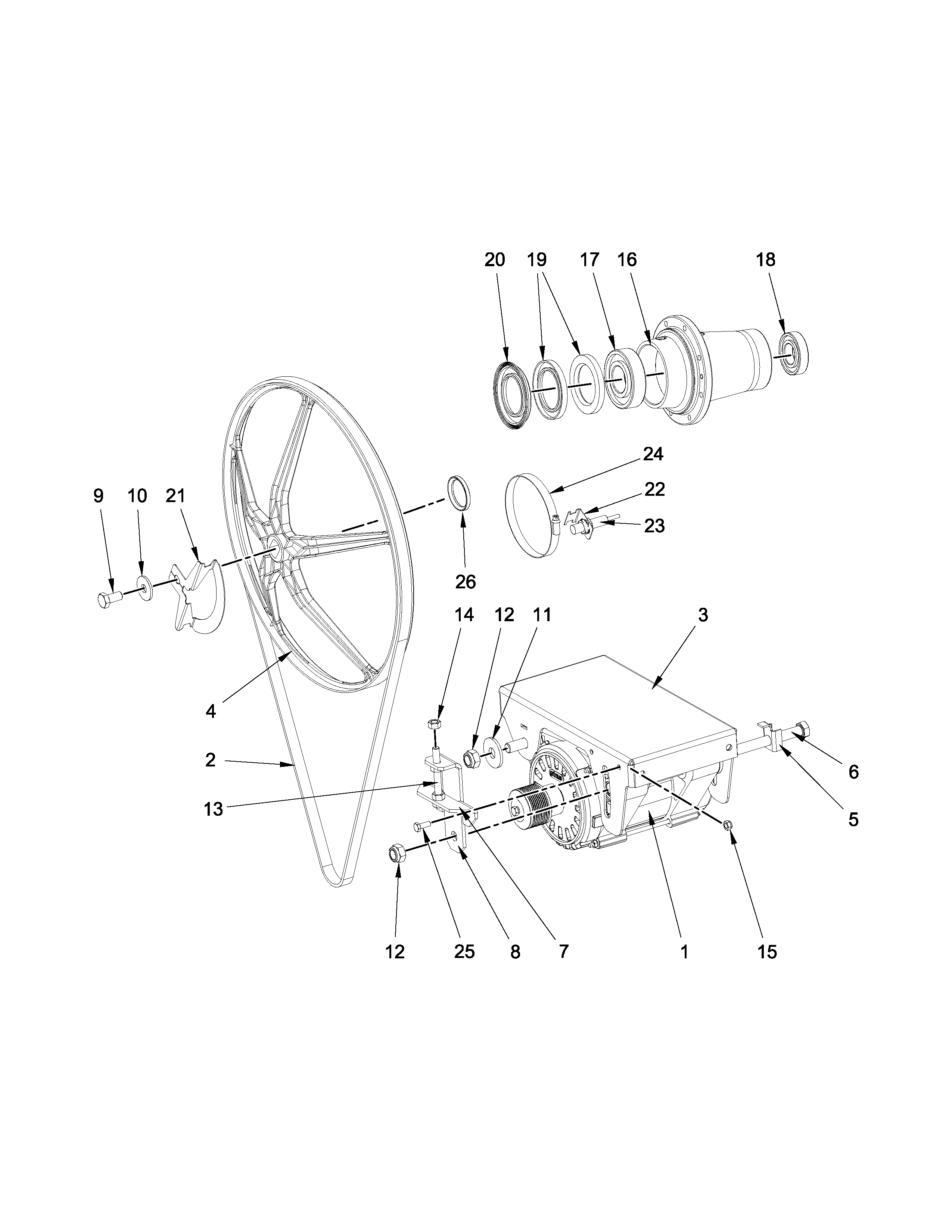 Maytag MXS30PDATS drive parts diagram