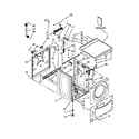 Maytag MHN30PDBWW0 top and cabinet parts diagram
