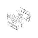 Amana 4KAER7685EW0 control panel parts diagram