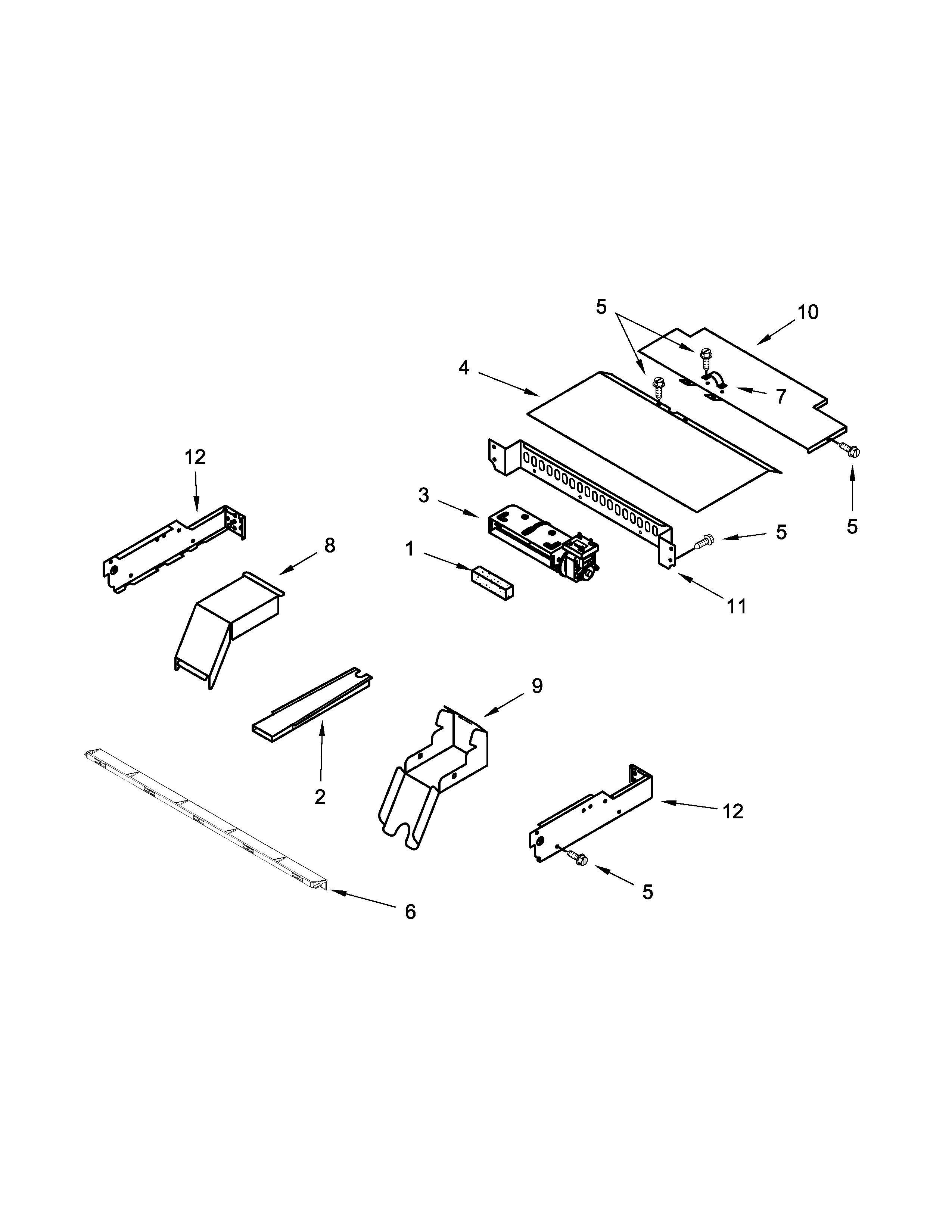 KitchenAid KOSC504ESS00 top venting parts diagram