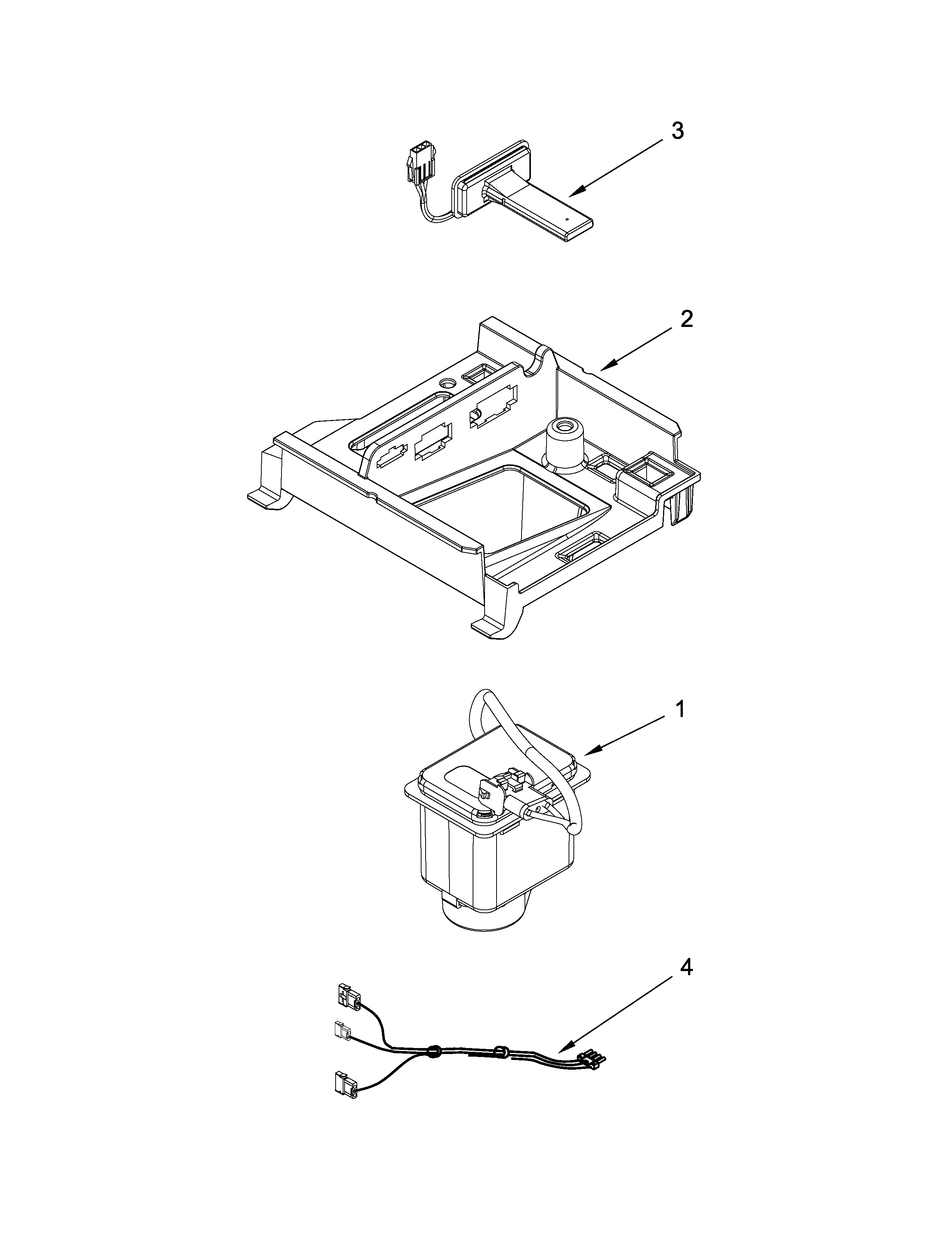 KitchenAid KUID308ESS0 pump parts diagram